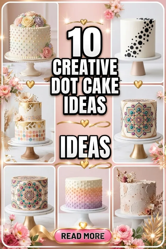 10 Creative Dot Cakes Ideas: