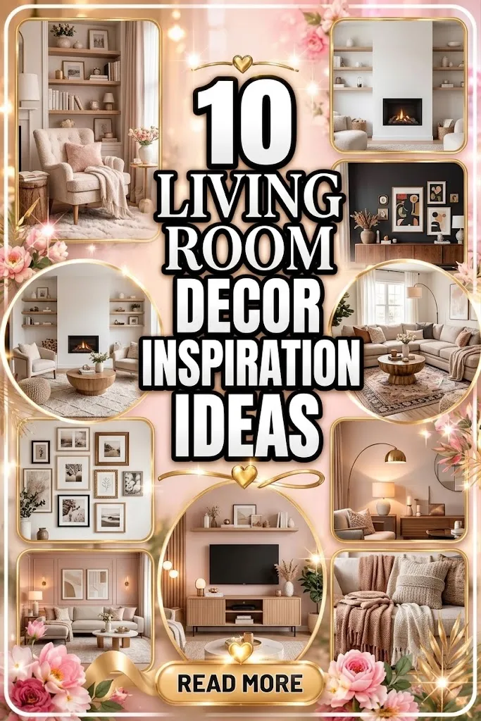 10 Living Room Decor Inspiration Ideas.