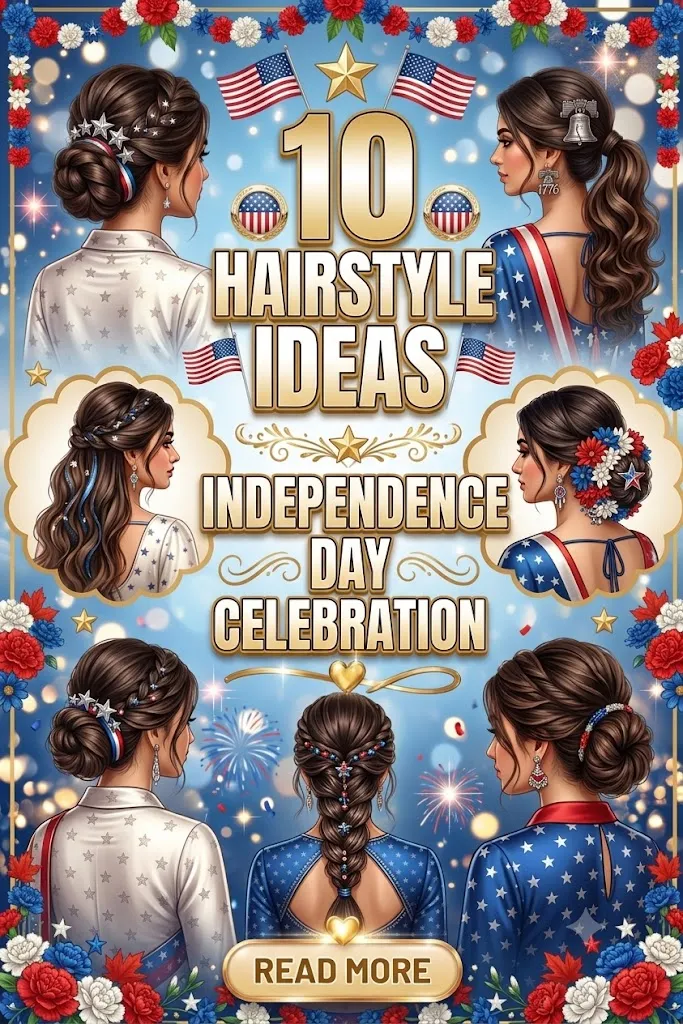 10 Hairstyle Ideas Independence Day Celebration