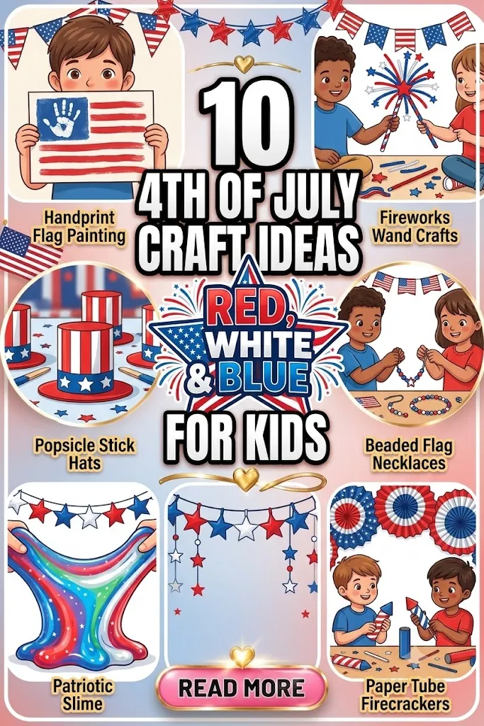 10 Easy 4th of July Craft Ideas for Kids:
