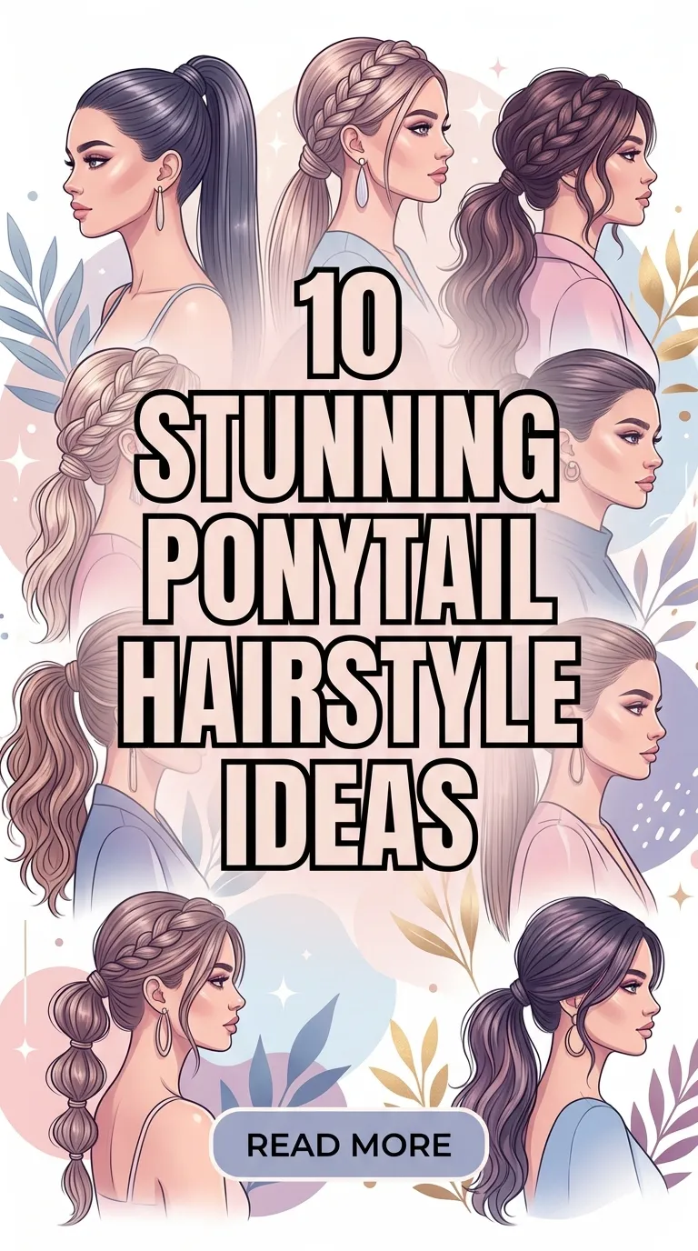 10 Stunning Ponytail Hairstyle Ideas