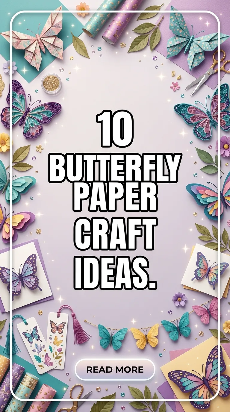10 Butterfly Paper Craft Ideas.