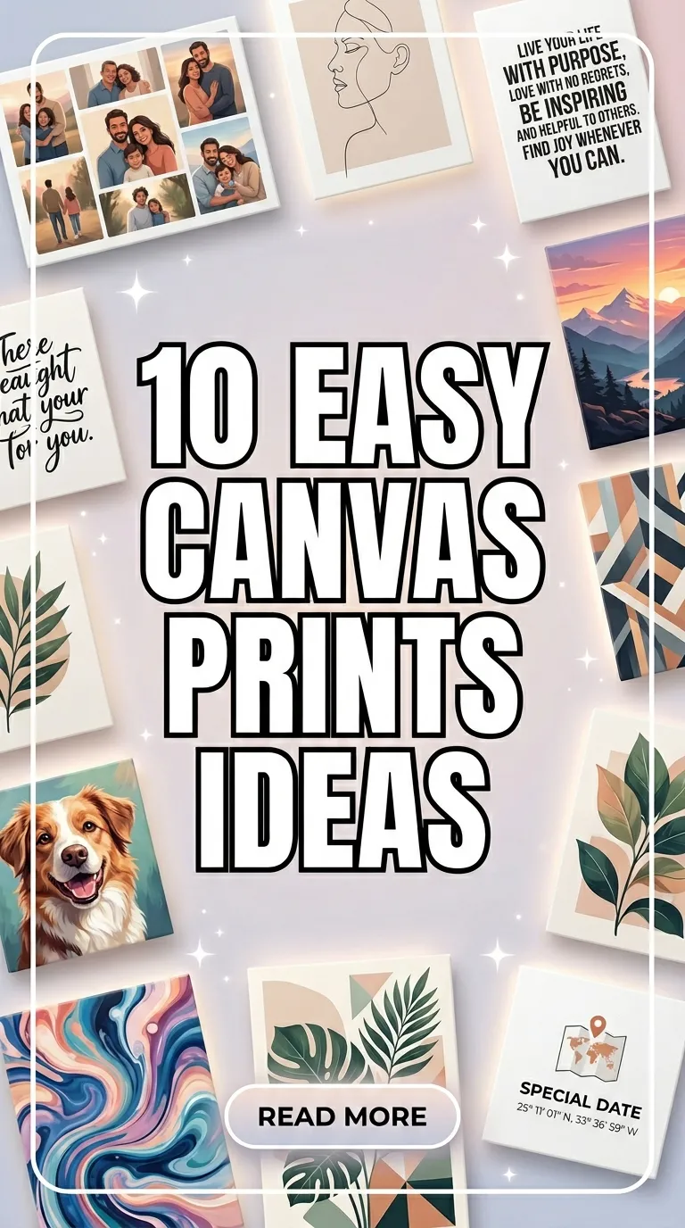 10 Easy Canvas Prints Ideas: