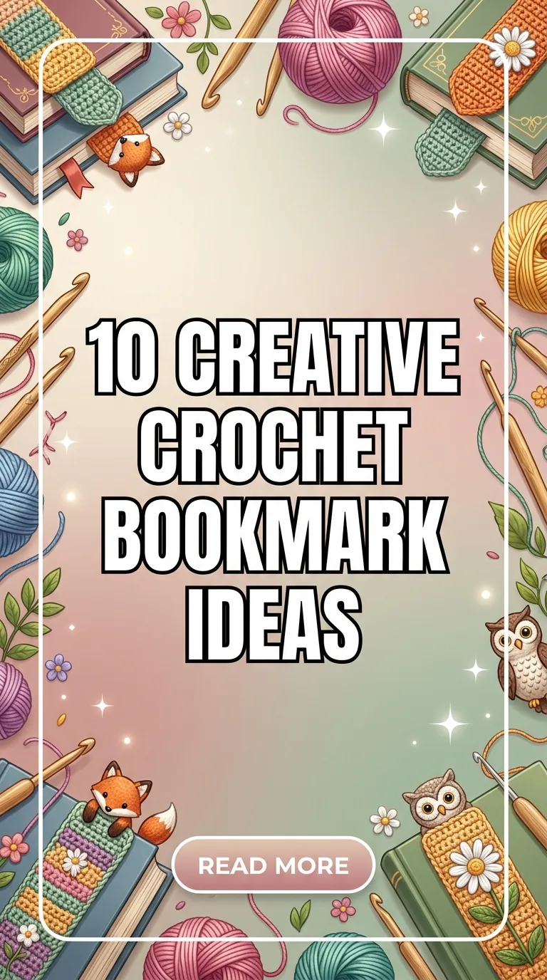 10 Creative Crochet Bookmark Ideas for Every Bookworm