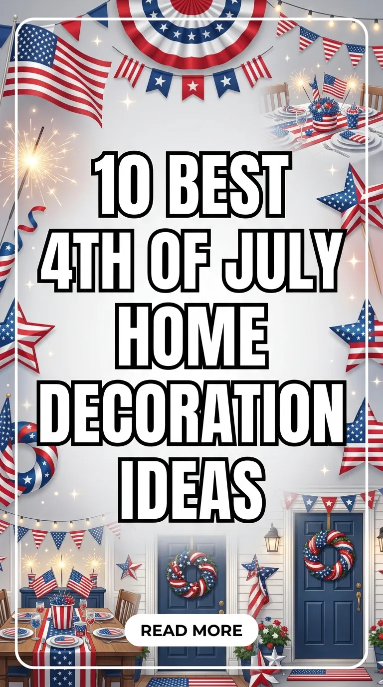 10 Best 4th of July Home Decoration Ideas for Your Party