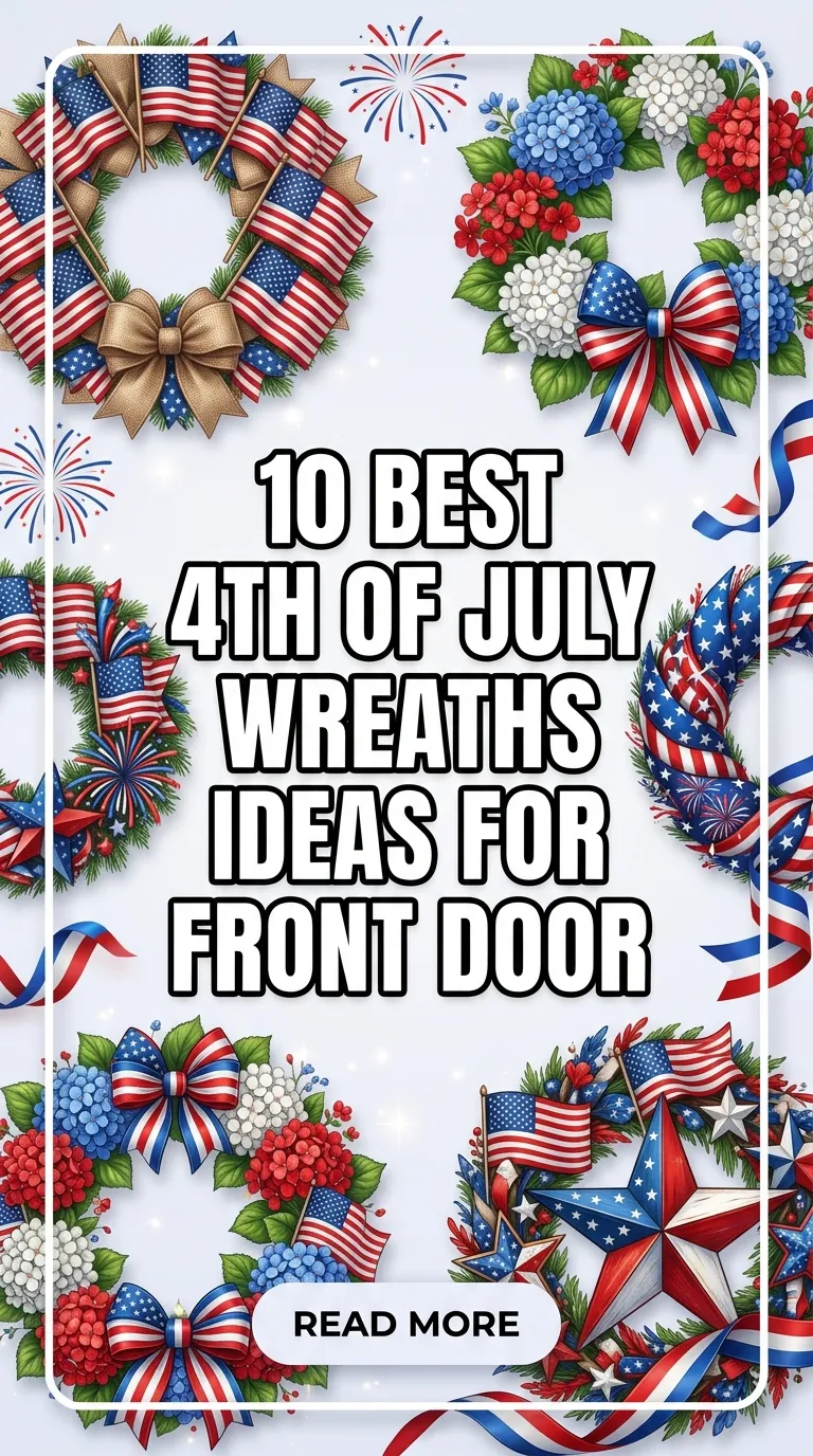 10 Best 4th of July Wreaths Ideas for Front Door