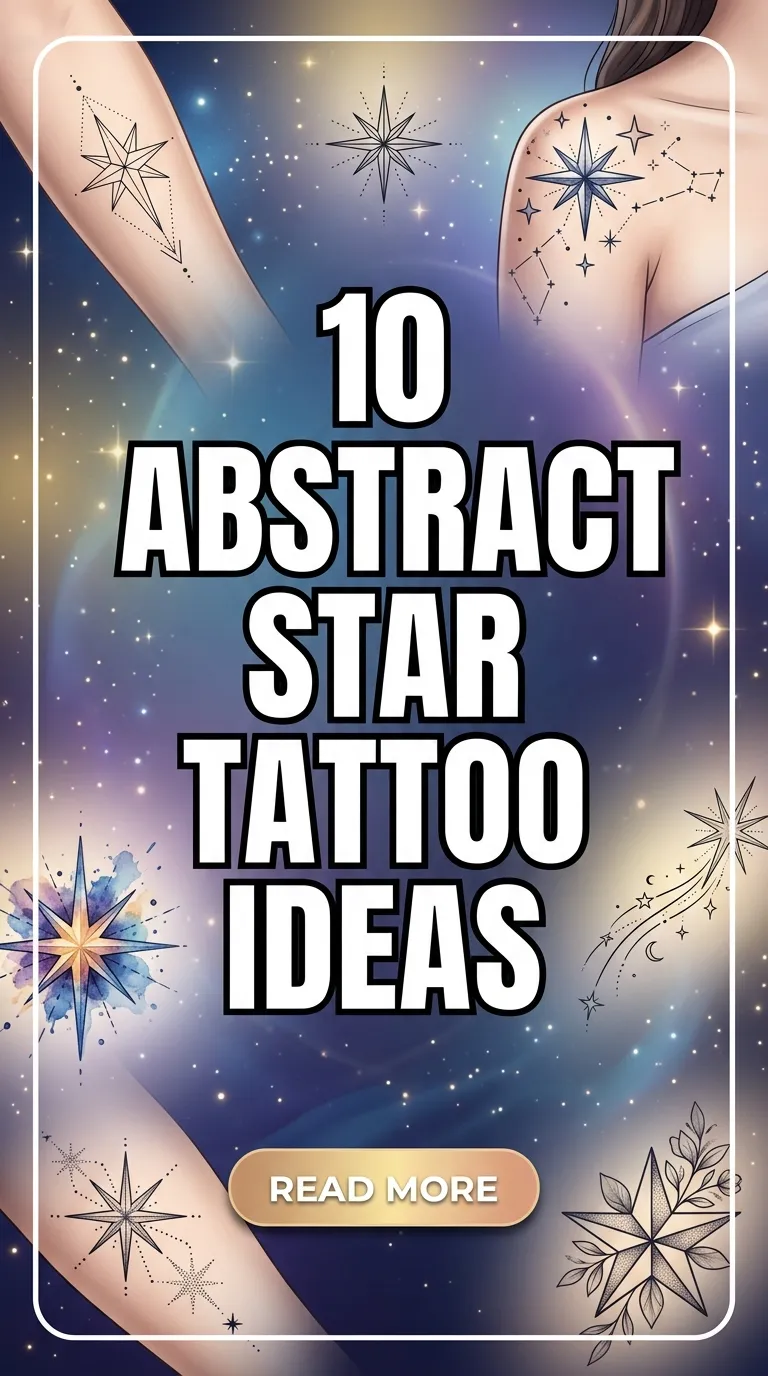 10 Abstract Star Tattoo Ideas.