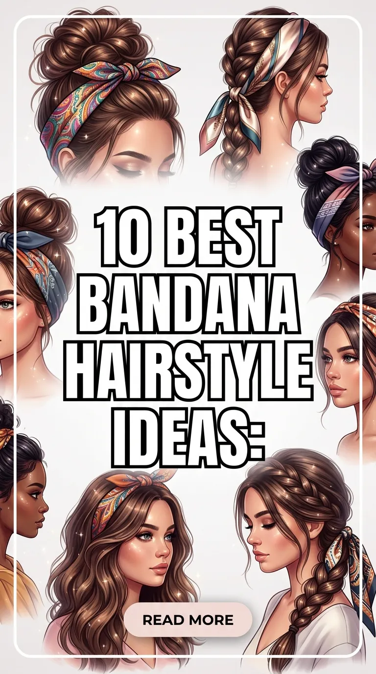 10 Best Bandana Hairstyle Ideas: