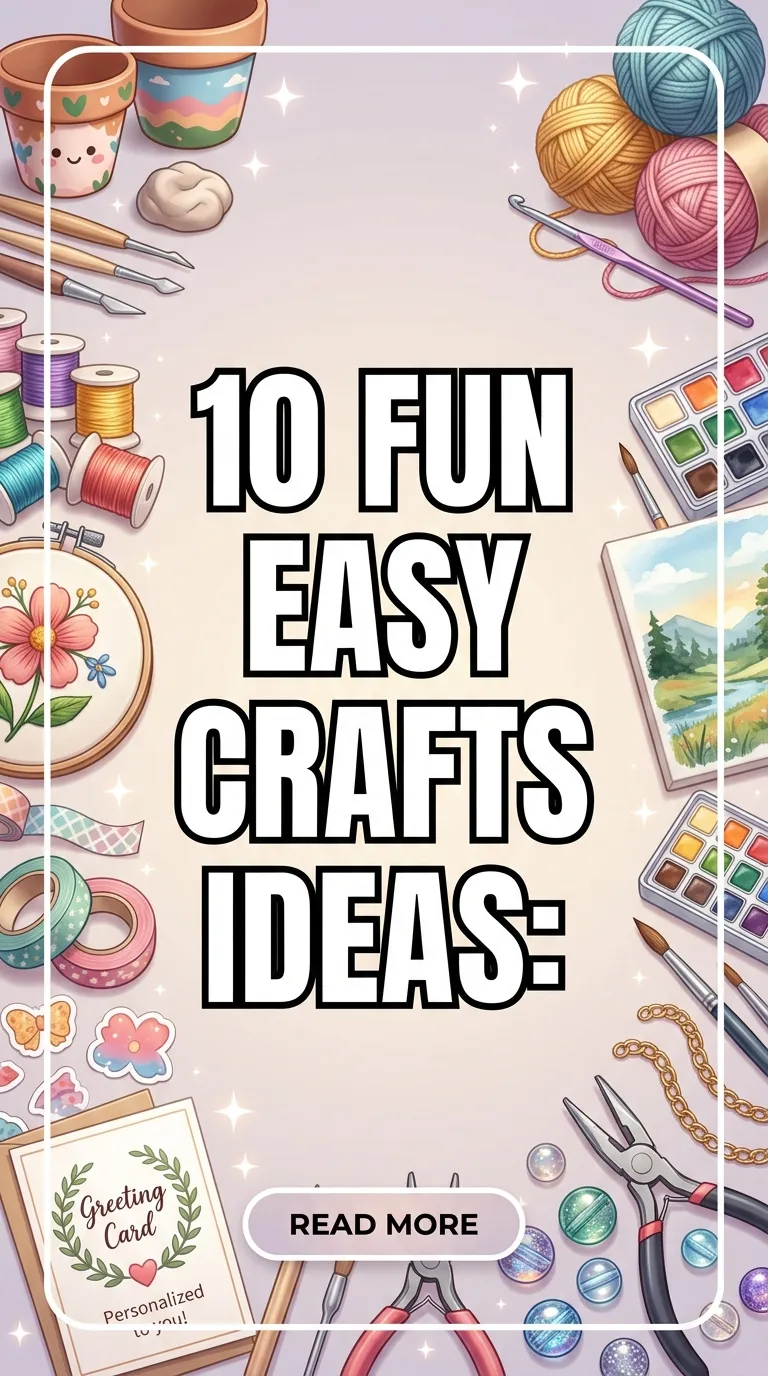 10 Fun Easy Crafts Ideas: