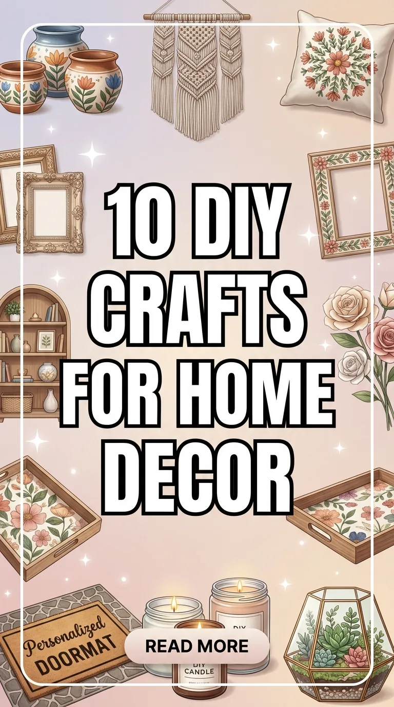 10 Creative DIY Crafts for Home Decor: